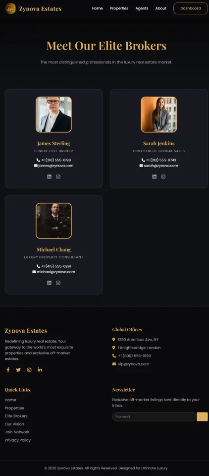 Zynova Estates - Luxury Real Estate Platform — screenshot 3