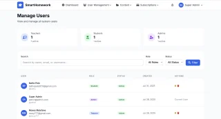 SmartHomeWork - Making Homework Management Smarter