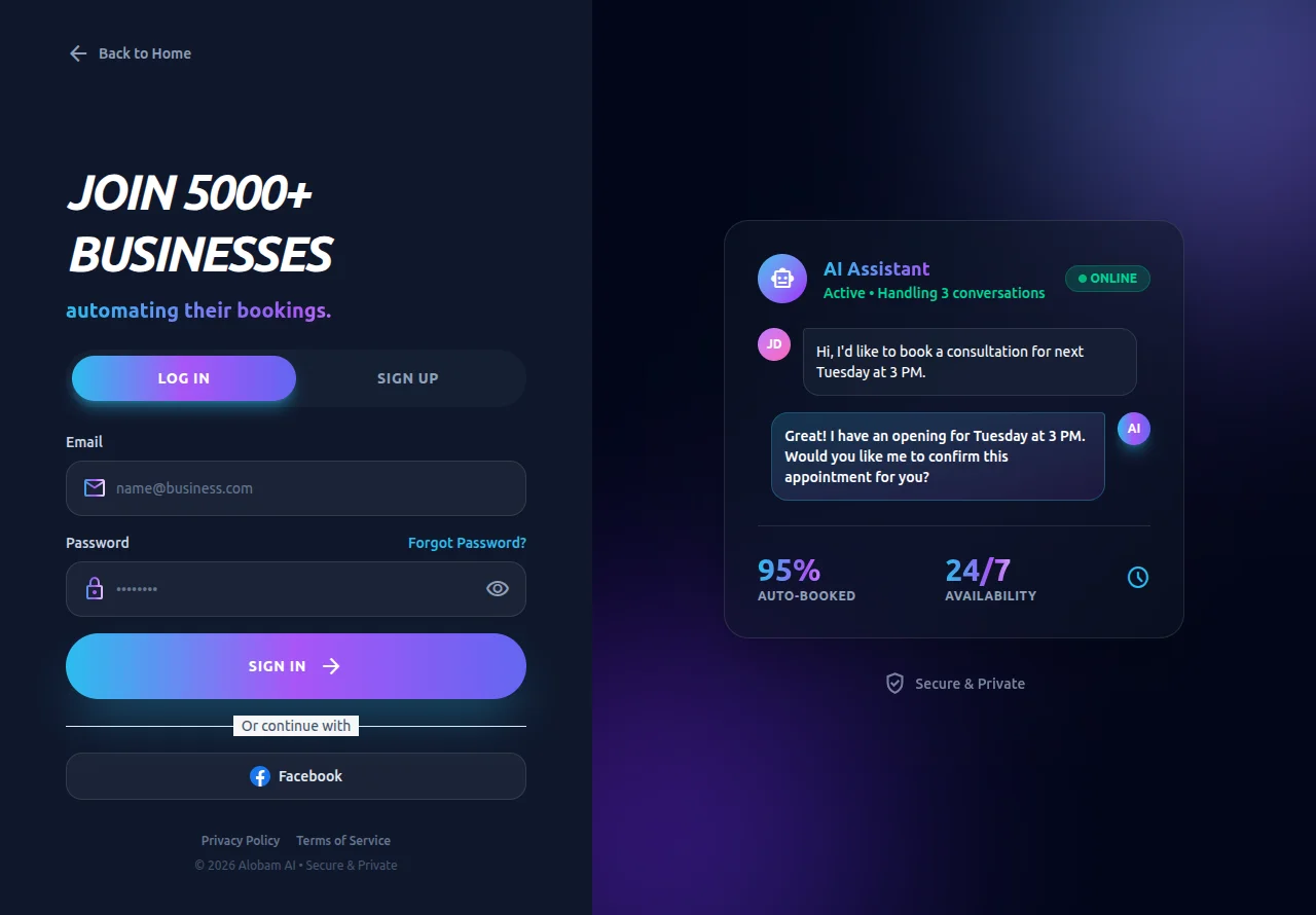 AI Receptionist SaaS — screenshot 2