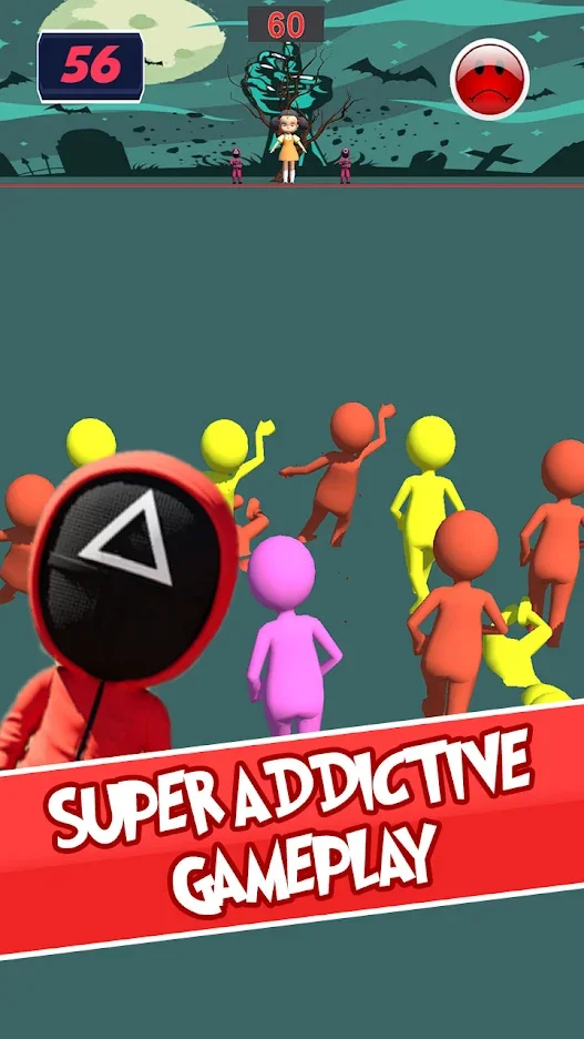 Squid Game (Free 1 MORE Game) Body Race — screenshot 1