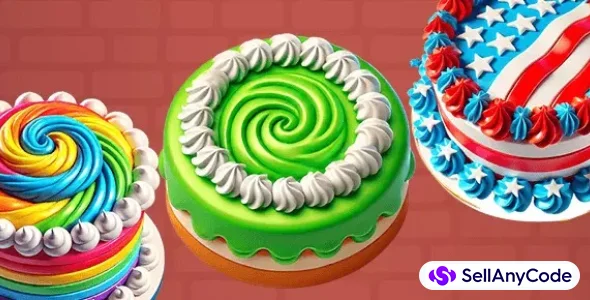 Cake Slice Sort Sweet Jam Puzzle