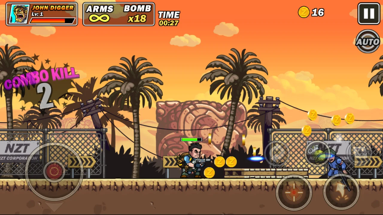 Metal Black Ops Unity Shooting Game Template — screenshot 1