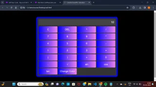 Colourful GUI Scientific Calculator
