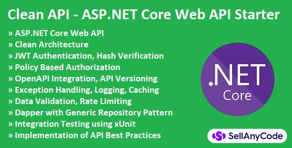 Clean API - ASP.NET Core 7 API Starter