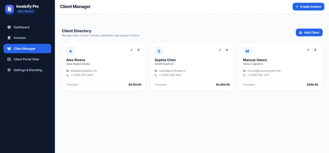 nvoicify Pro - Invoicing & Client Portal Web App + Free Android App — screenshot 3