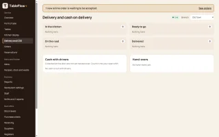 TableFlow+: Restaurant POS Kitchen, QR Menu & Delivery
