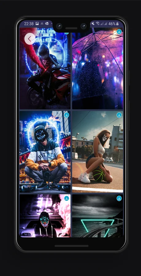 HD Wallpaper Offline Android App Whit Facebook and AdMob Ads — screenshot 3