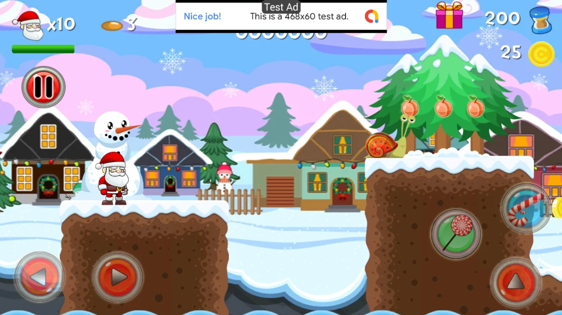 Super Jungle Adventure Santa World 2021 - Full Unity Game GDPR AdMob Ads — screenshot 4