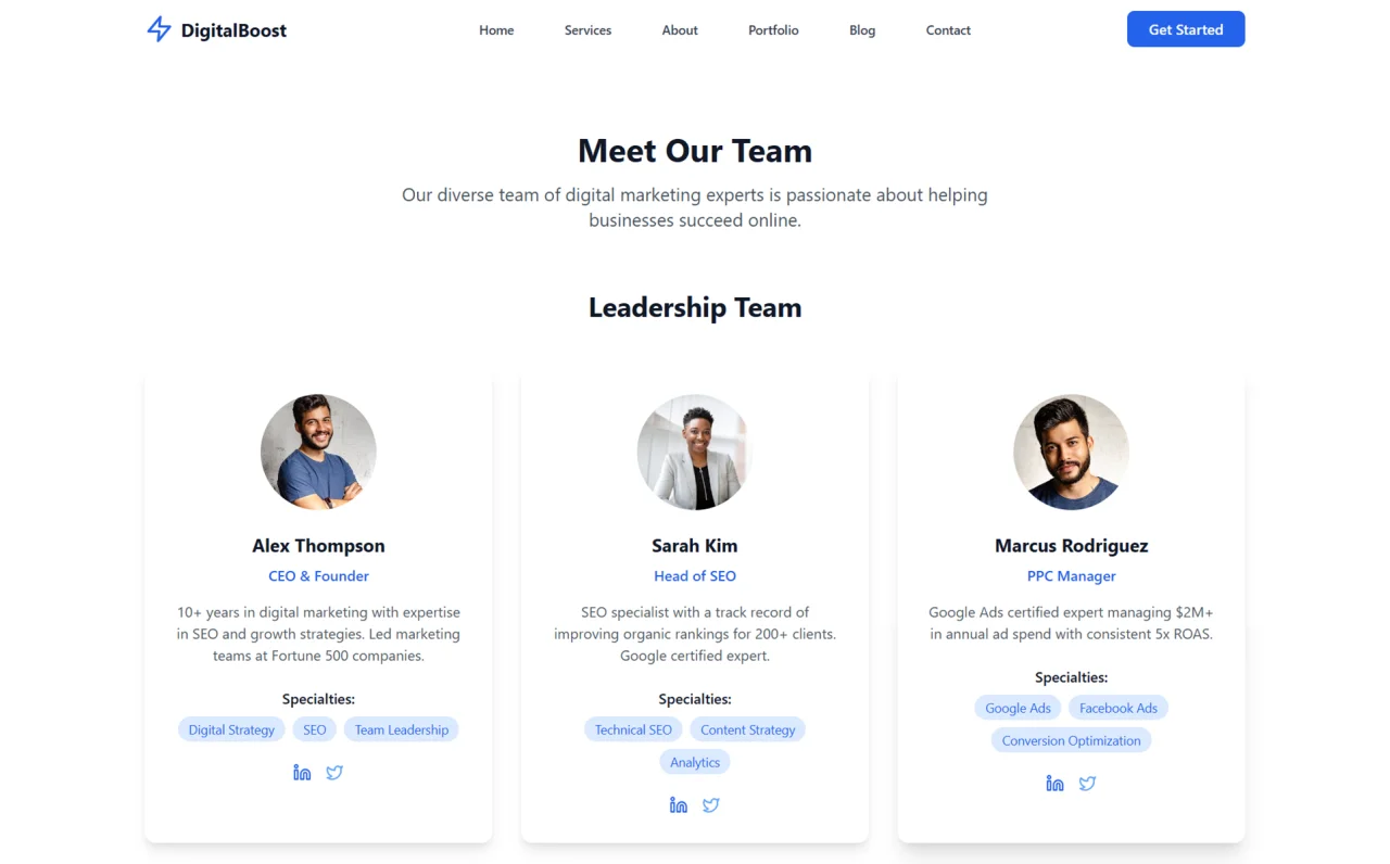 Digital Boost - Marketing Agency React Template — screenshot 7