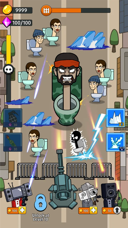 Toilet War - Zombie Defense — screenshot 4