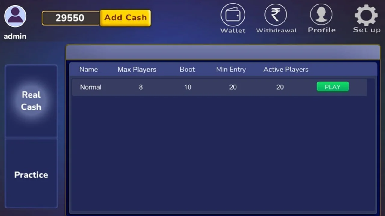 Real Cash Teen Patti Game Source Code — screenshot 3
