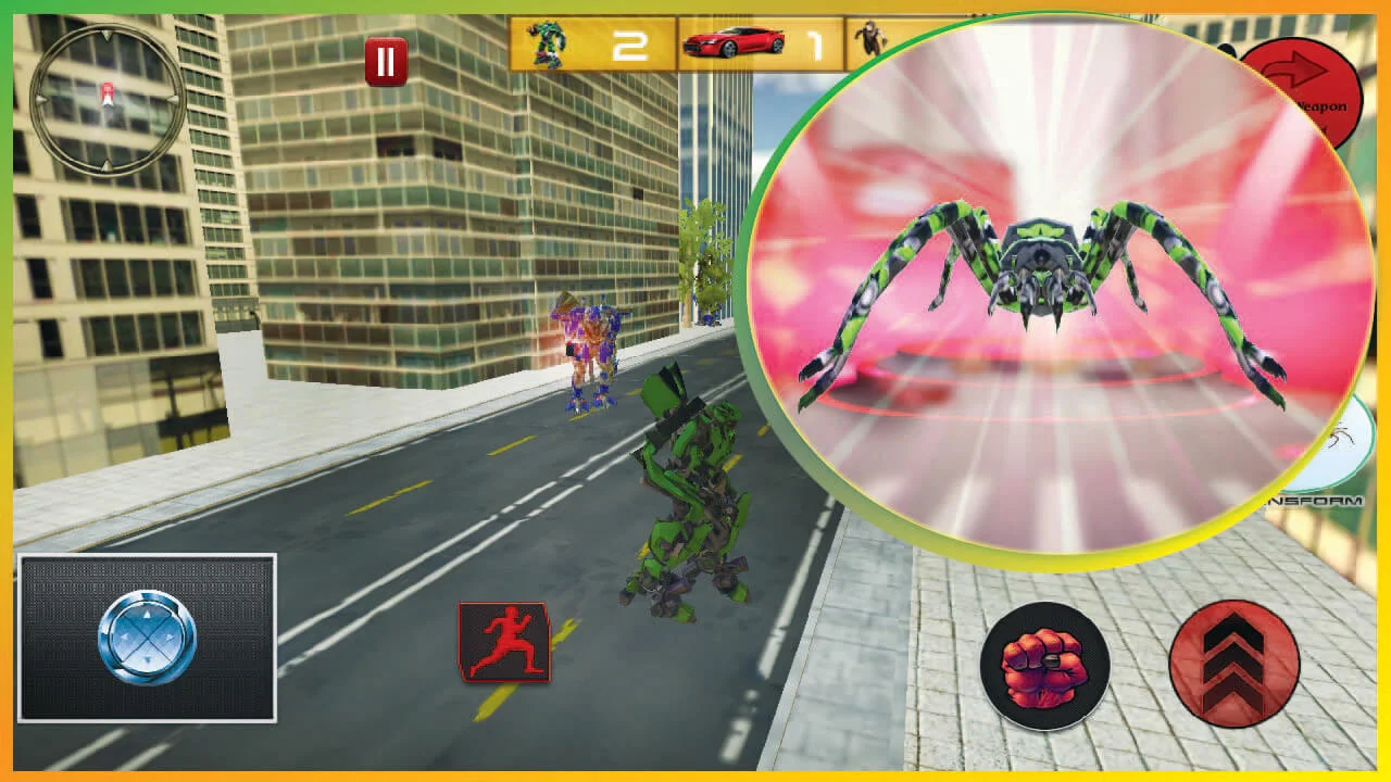 Spider Robot Transformation Game: Spider Robot Warrior 64 Bit Source Code — screenshot 2
