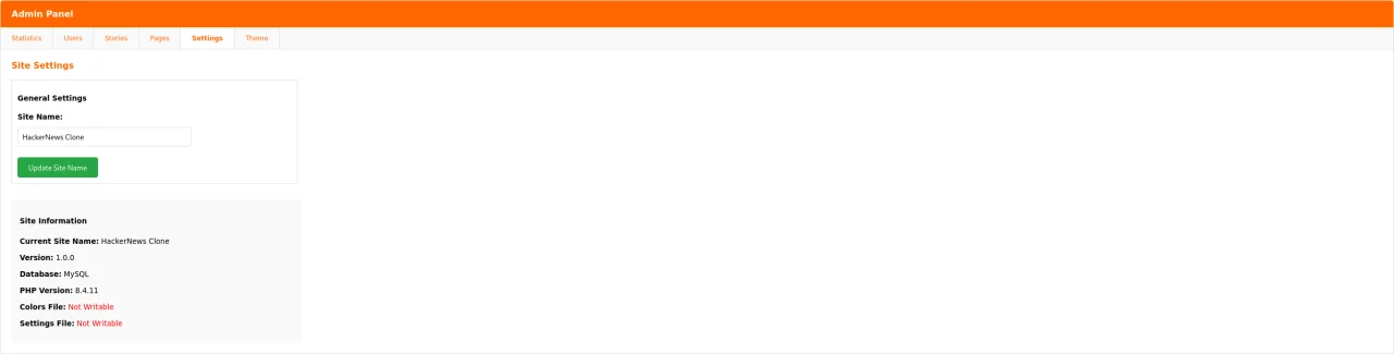 Hacker News Clone — screenshot 3