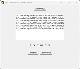 Files Compressor/Decompressor