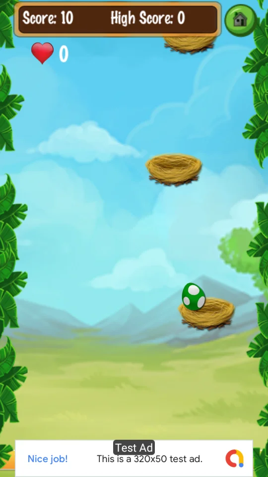 Egg Jumper Unity3D Android Game + AdMob Integrated — screenshot 3