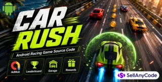 Car Rush - Android Racing Game Source Code with AdMob and Leaderboard