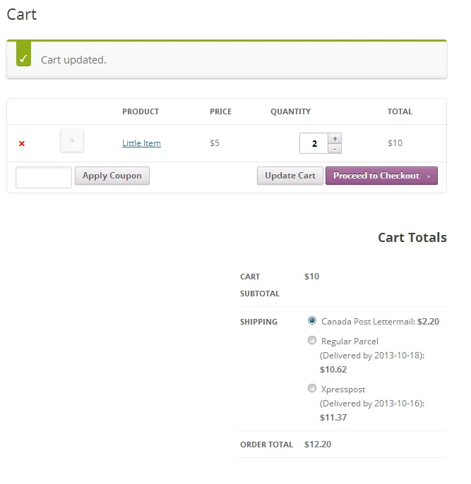 Canada Post WooCommerce Shipping Plugin for Rates, Labels and Tracking — screenshot 5