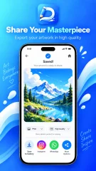Draw Color Art Pro App for iOS and Android (Flutter)