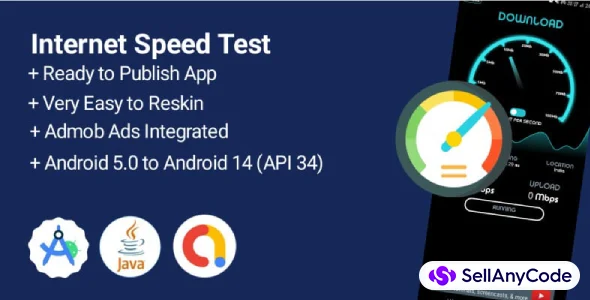 Internet Speed Tester App - Android Source Code