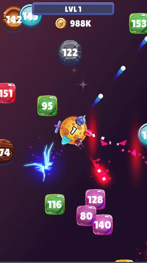 Space Defender – Hyper Casual Unity Game — screenshot 4