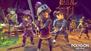 POLYGON Kids - Low Poly 3D Art by Synty