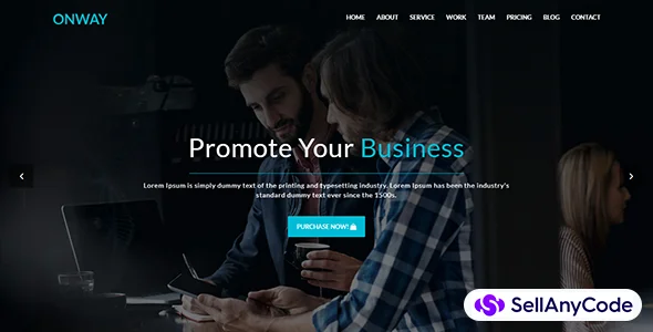 Onway Digital Business Agency HTML Template — cover