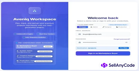 Aveniq Workspace Project & Production Management ERP — cover