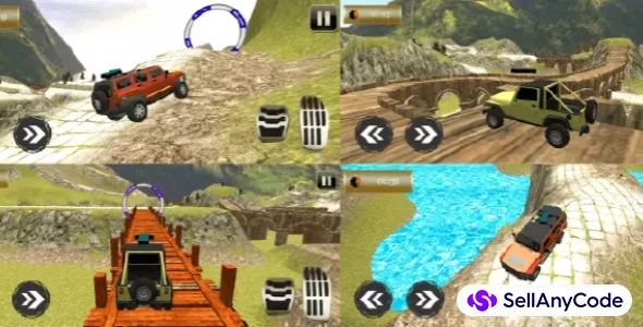 Uphill Jeep Driving Simulation Game: Jeep Drive Car Game 2021
