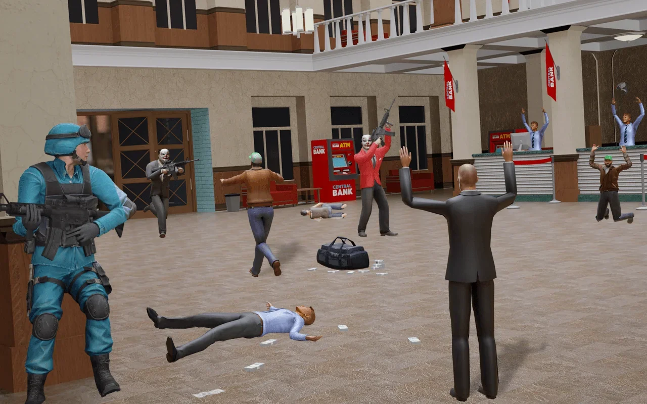 Bank Robbery Hatch City Police Gangster Crime — screenshot 3
