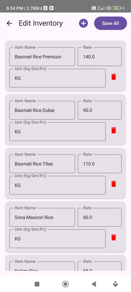 Kirana Billing & Inventory Manager - Full Android Source Code (Easy to Use) — screenshot 4