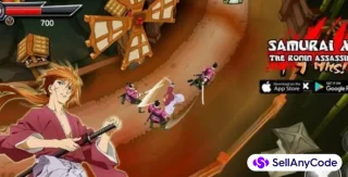 Samurai X Game Unity Source Code