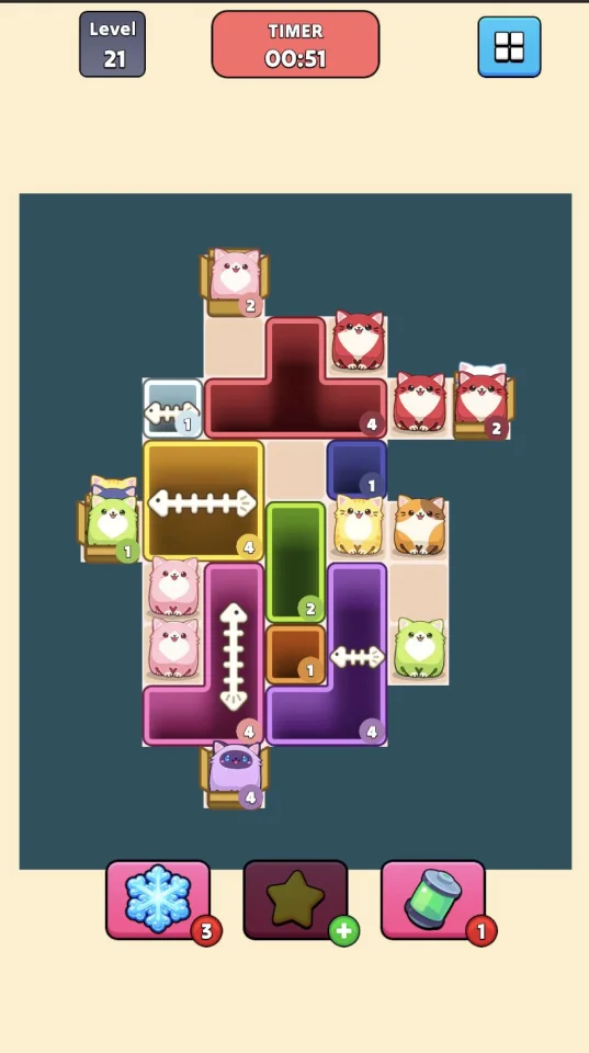 Kitty Hole Jam 1000 Levels Unity Source Code — screenshot 2