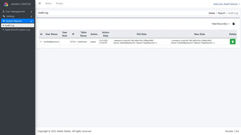 Clean Admin - ASP.NET Core 7 Admin Starter — screenshot 5