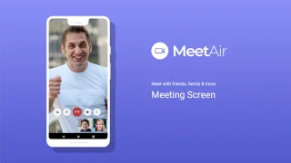 MeetAir - iOS and Android Video Conference App for Live Class, Meeting, Webinar, Online Training