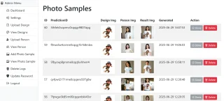 AI T-Shirt Design Generator Mockup PHP + MySQL + Replicate API