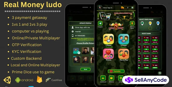 Ludo Army Game Android App with Admin Panel (Real Money Ludo Tournament)