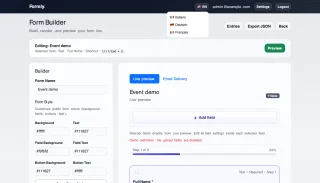 Formly - PHP Form Builder with Drag and Drop