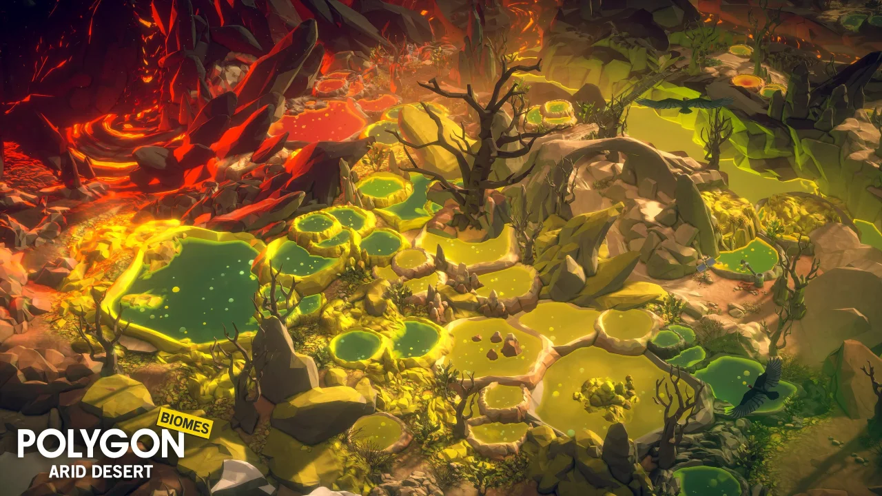 POLYGON - Arid Desert - Nature Biomes - Low Poly 3D Art by Synty — screenshot 4