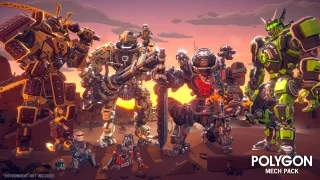 POLYGON - Mech Pack - Low Poly 3D Art by Synty
