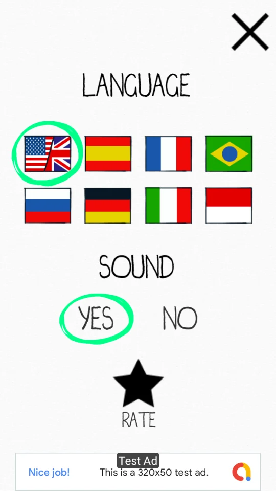 Hangman (Unity Game+AdMob+iOS+Android) — screenshot 5