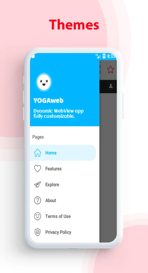 YOGAweb v2 - Android WebView Template — screenshot 8
