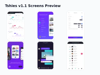 Tshies - Creative App Landing Page