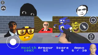 Nextbot Shooter FPS Complete Game / Template PC / Mobile