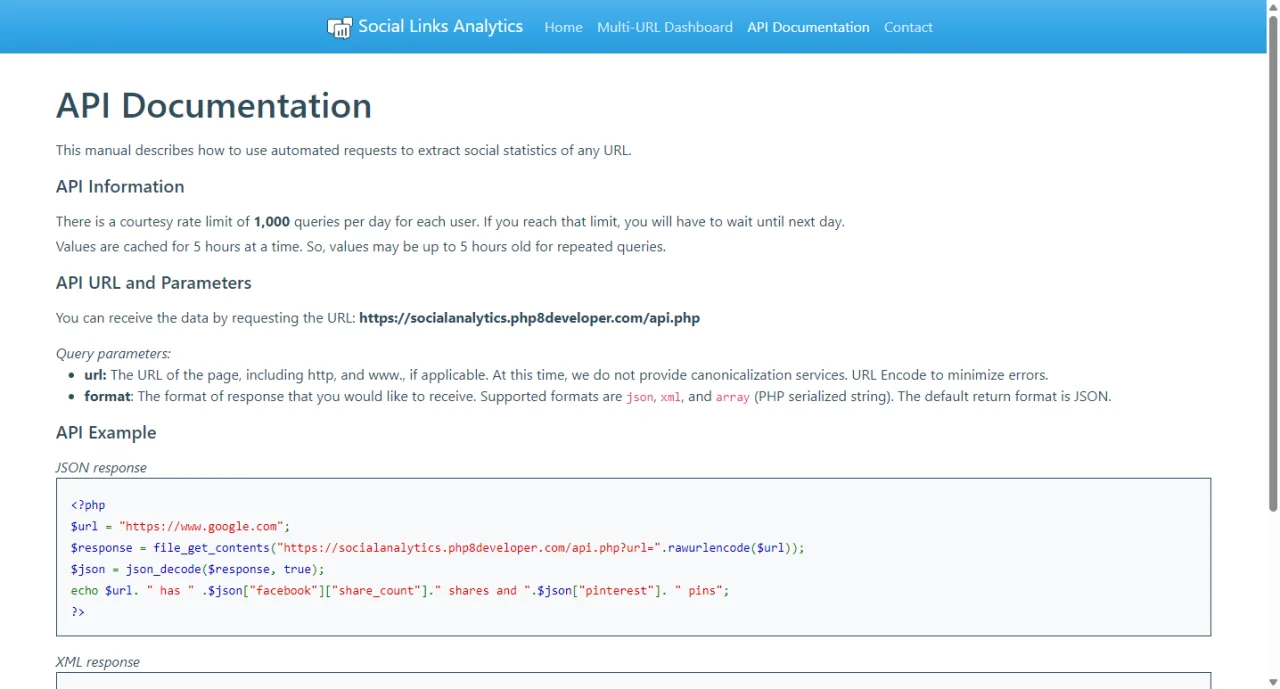 Social Links Analytics — screenshot 3