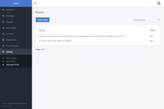 Advance Live Chat support System