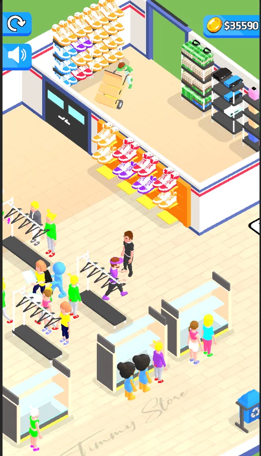 Outlets Rush 3D Idle Tycoon — screenshot 1