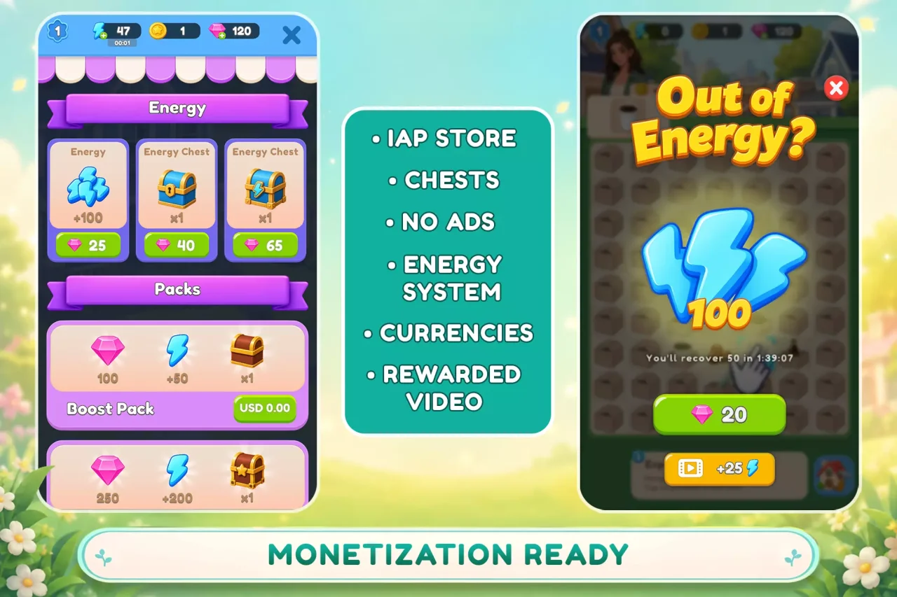 Merge Adventure | Template + Editor — screenshot 5