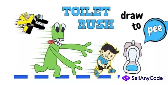 Toilet Rush – Draw to Toilet – Hot Hyper Casual Game