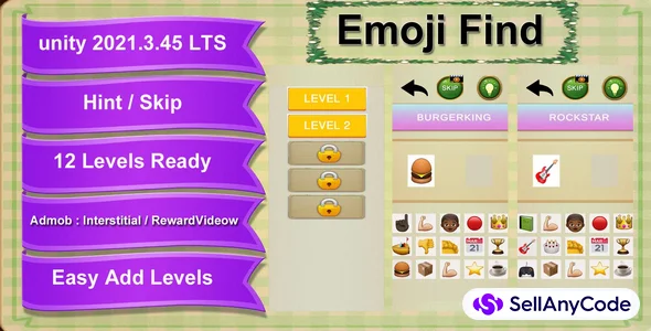 Emoji Find - Unity Source Code