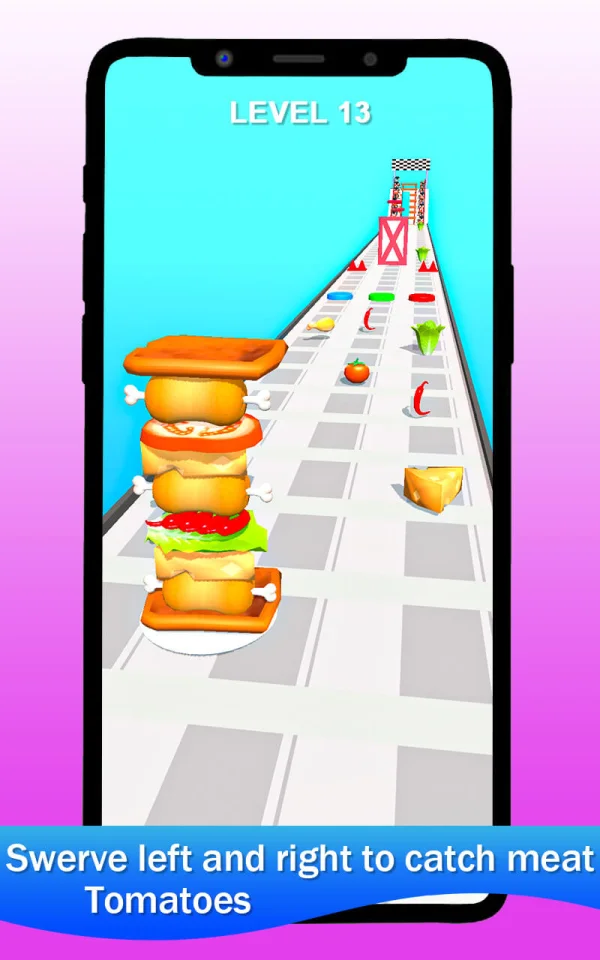 Sandwich Stack Rush 3D – New Top Trending Game — screenshot 2